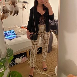 aritzia plaid pants